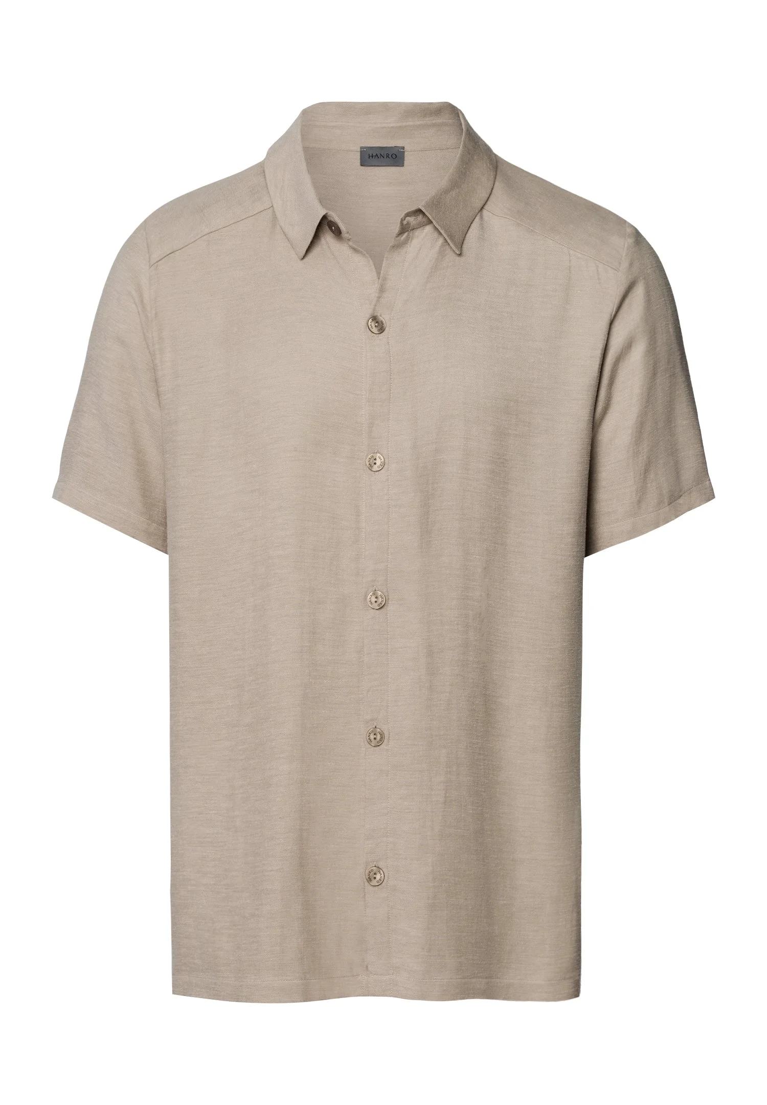 Urban Casuals Linen Blend Button Front Shirt - 1