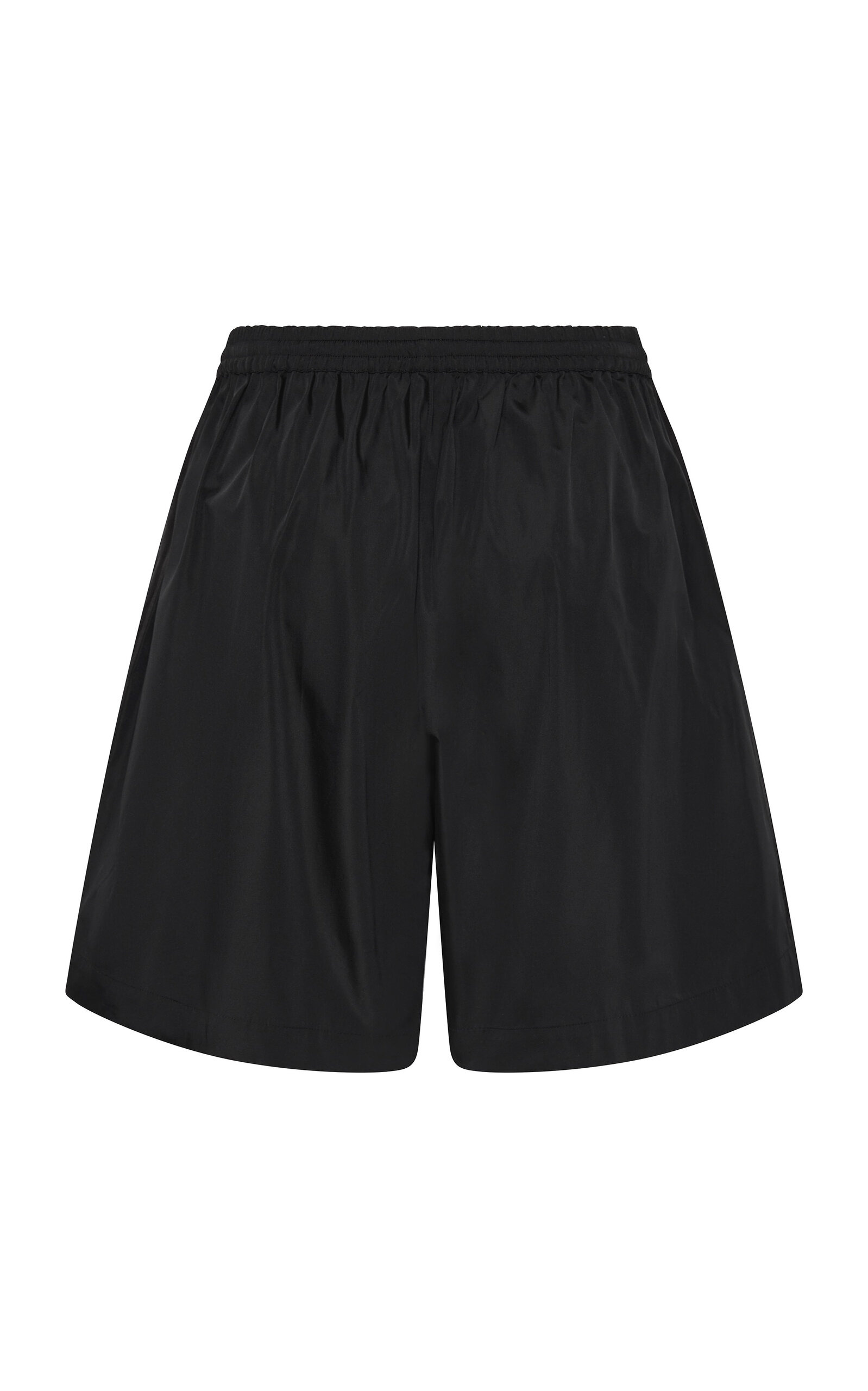 Relaxed Paper Taffeta Shorts black - 8