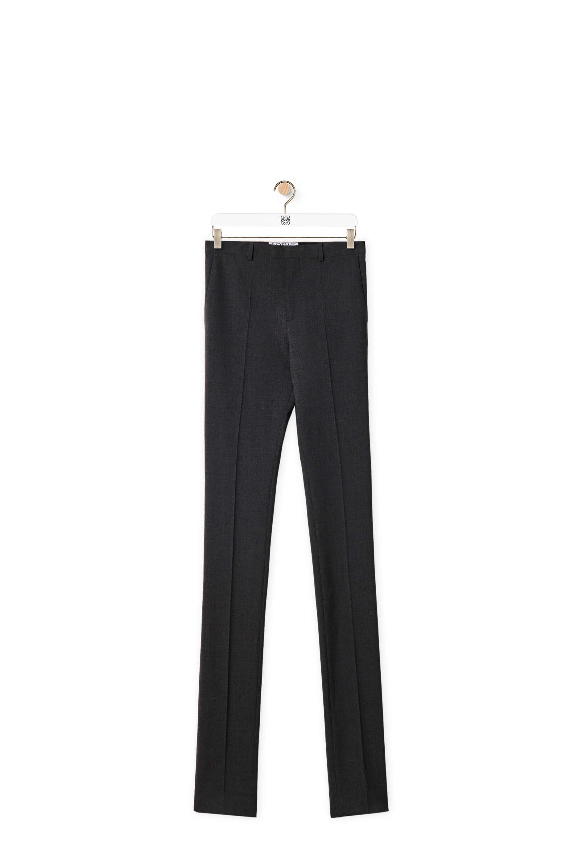 Tailored skinny trousers in wool - 1