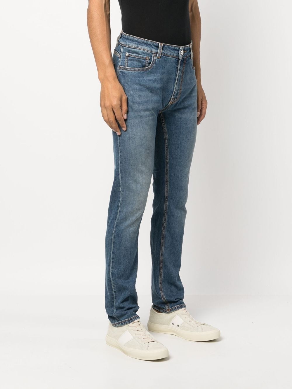 mid-rise straight-leg jeans - 3