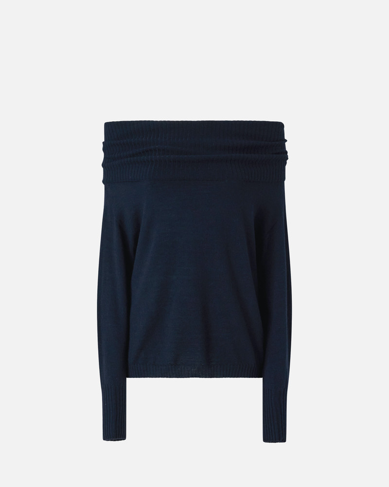 LONG-SLEEVED SWEATER WITH OPEN SHOULDERS 1