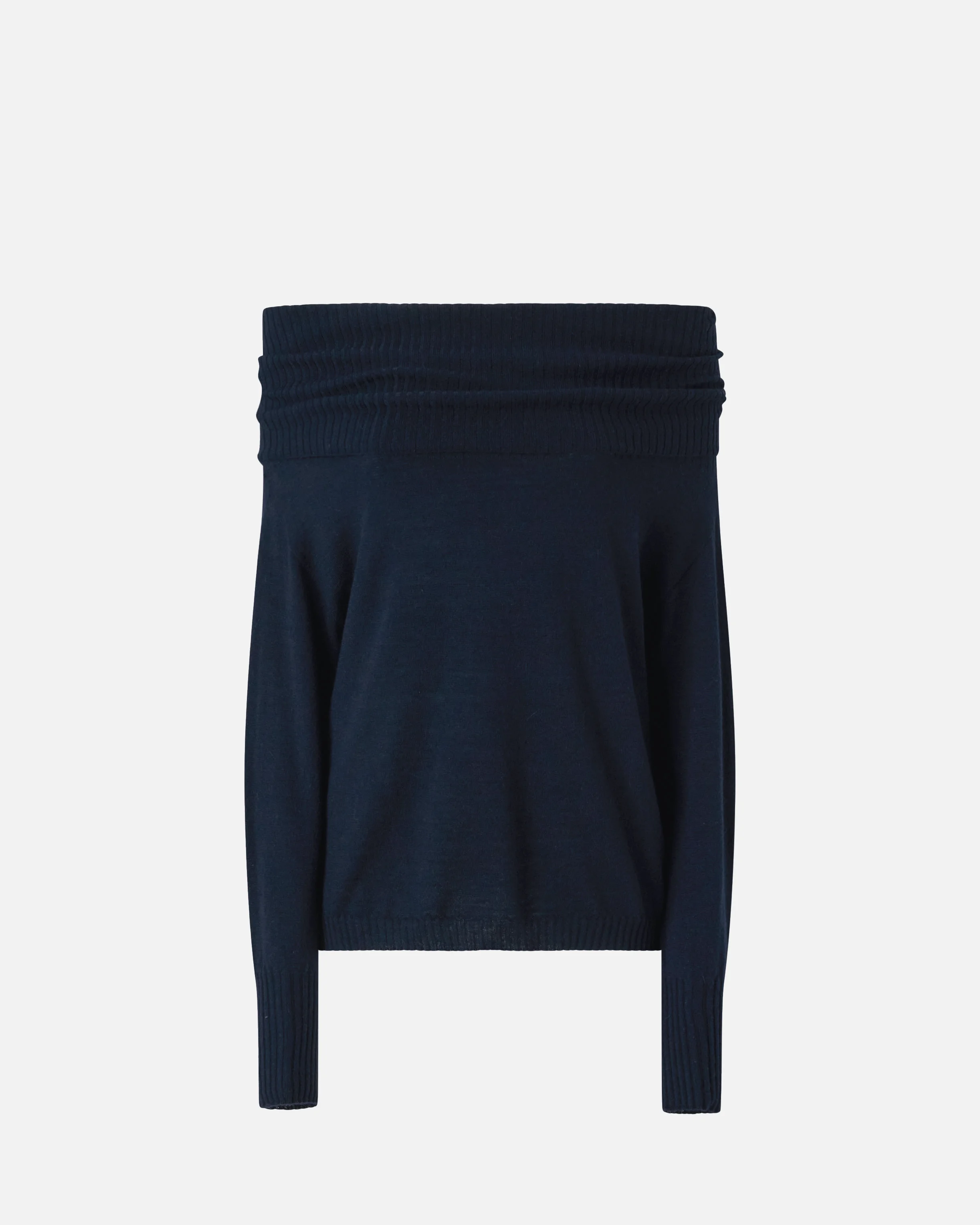 LONG-SLEEVED SWEATER WITH OPEN SHOULDERS - 1