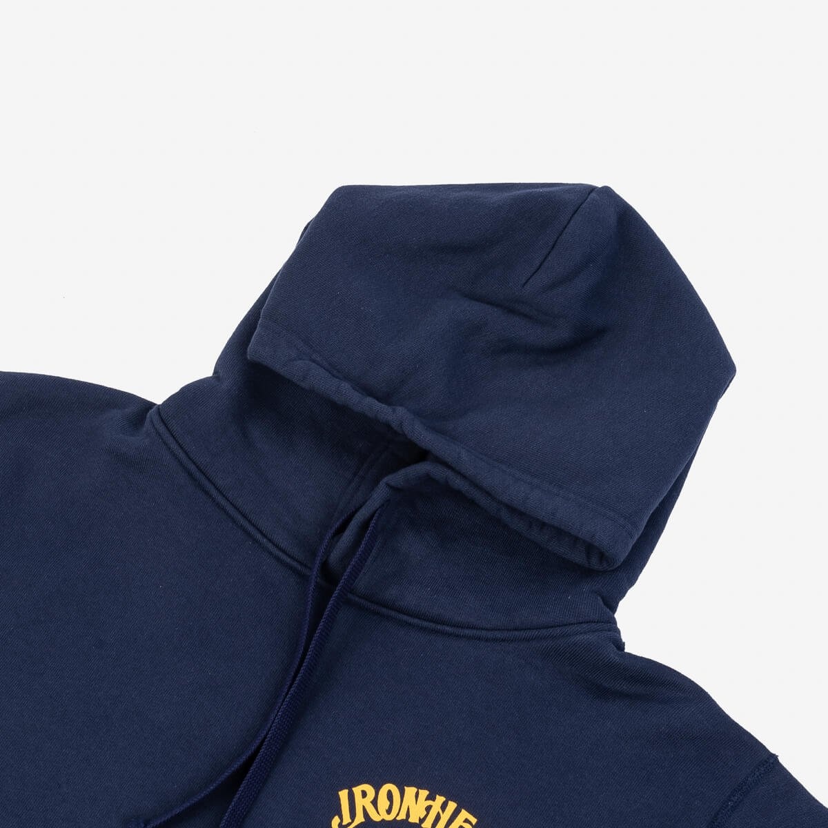 IHSW-59-NAV Printed 14oz Ultra Heavyweight Loopwheel Cotton Hoodie - Navy - 6