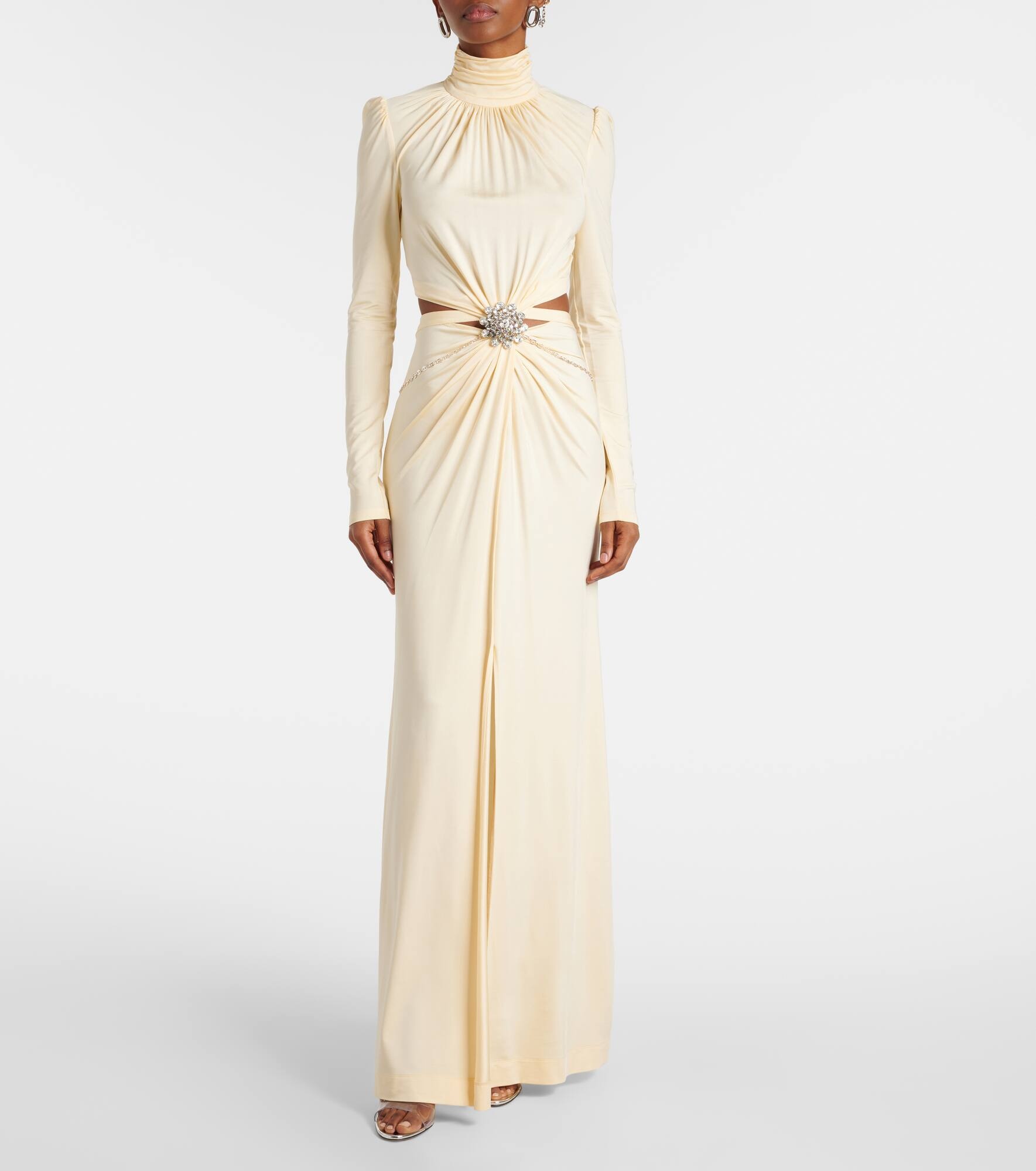 Embellished gathered gown - 2