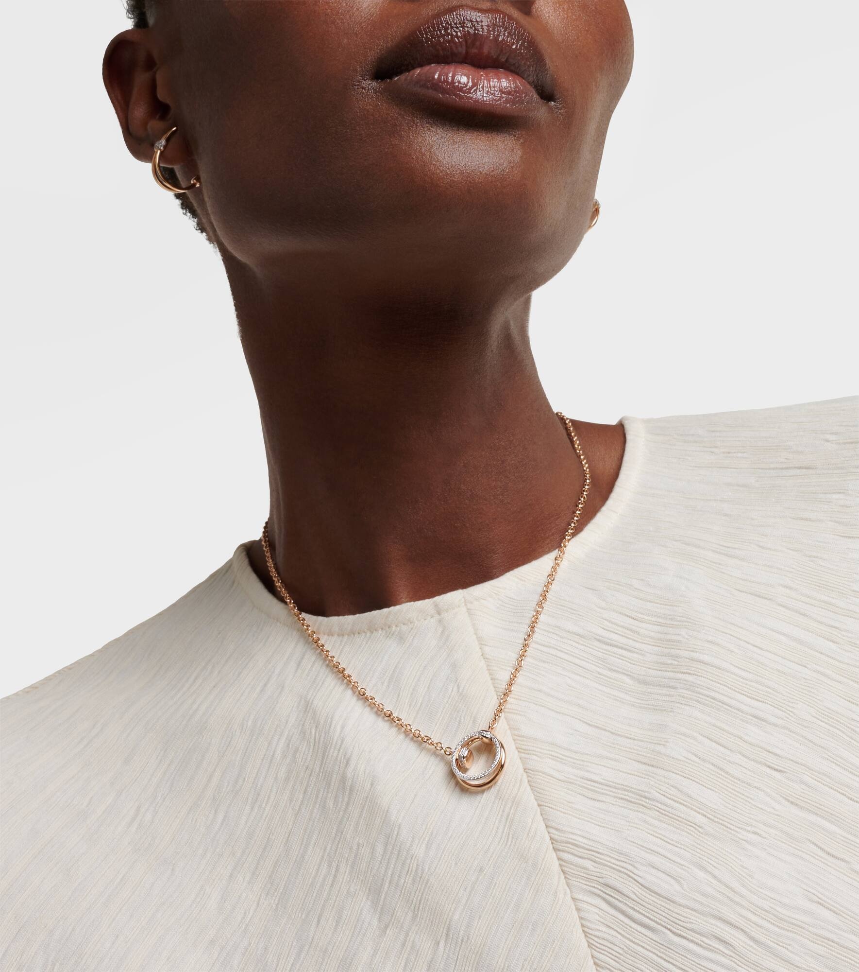 Pomellato Together 18kt rose gold pendant necklace with diamonds - 3