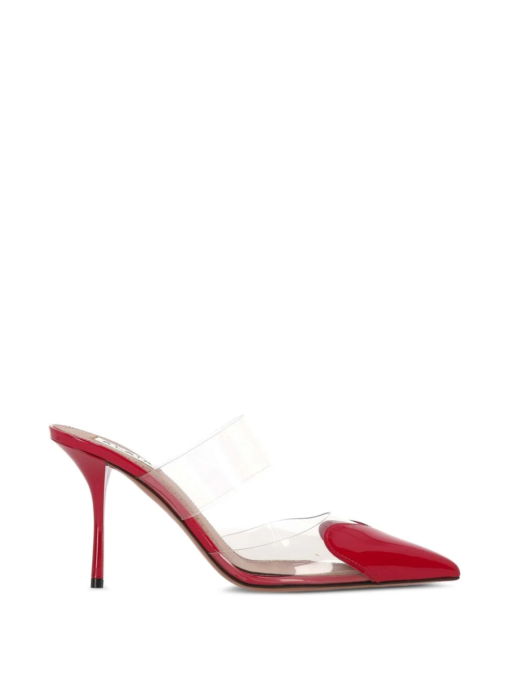 heart-shape pointed sandals - 1