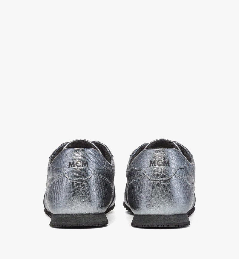 Federlite Lo Sneakers in Laurel Metallic Leather 3