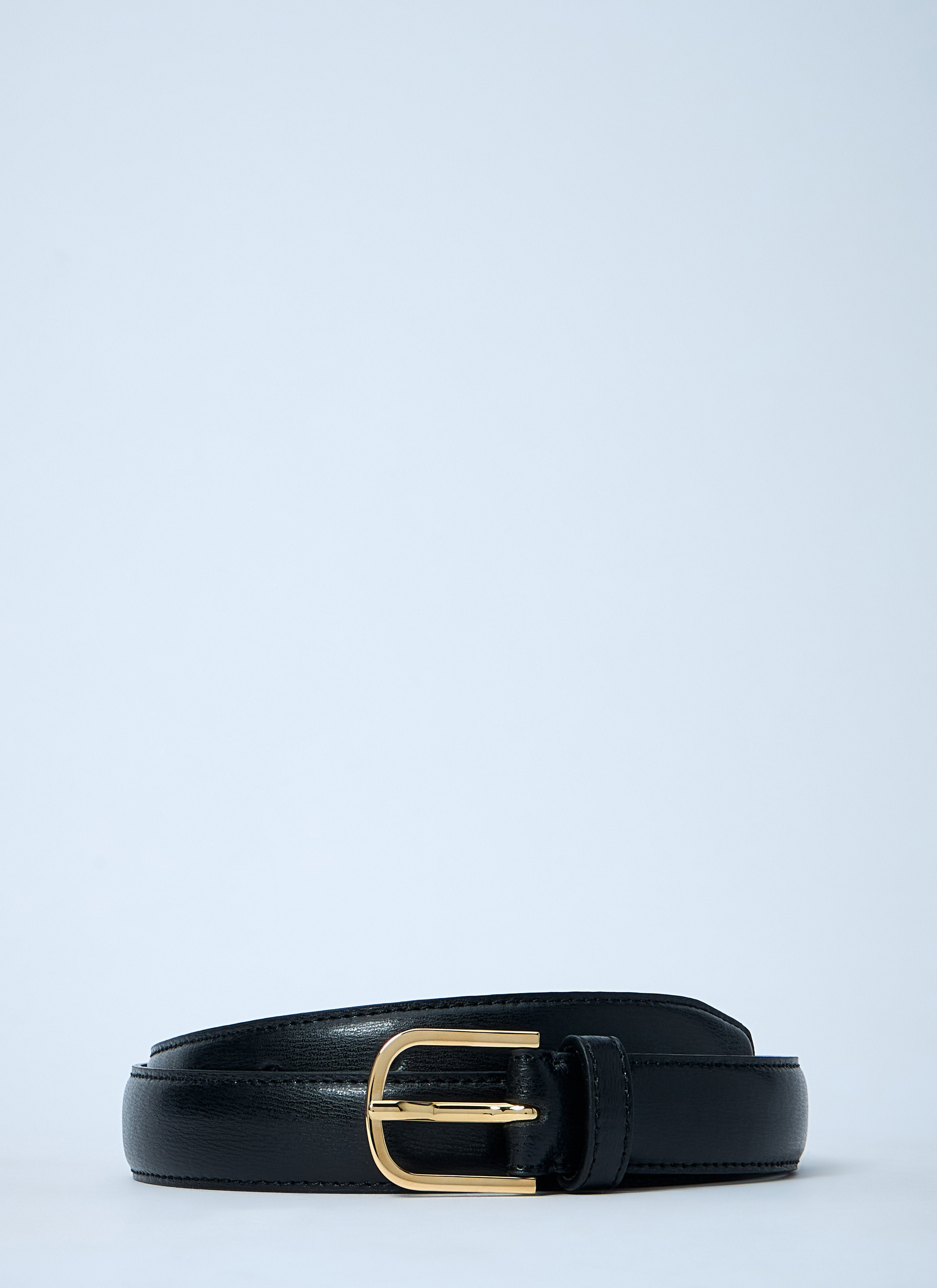 Toteme Women Slim Leather Belt - 5