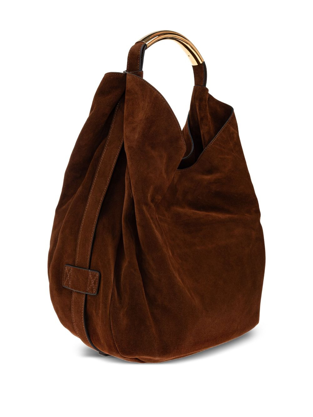 suede tote bag - 2