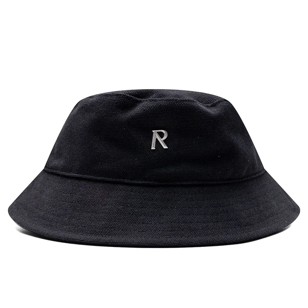INITIAL BUCKET HAT - JET BLACK - 1