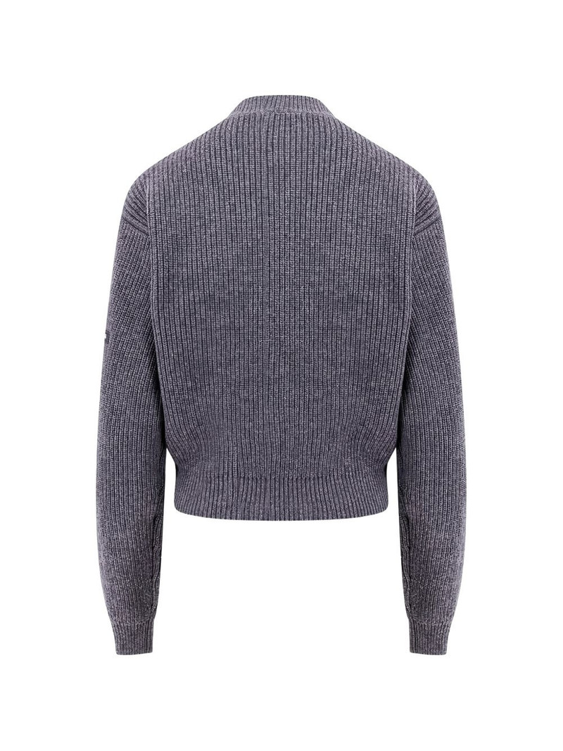 BALENCIAGA logo-patch sweater outlook