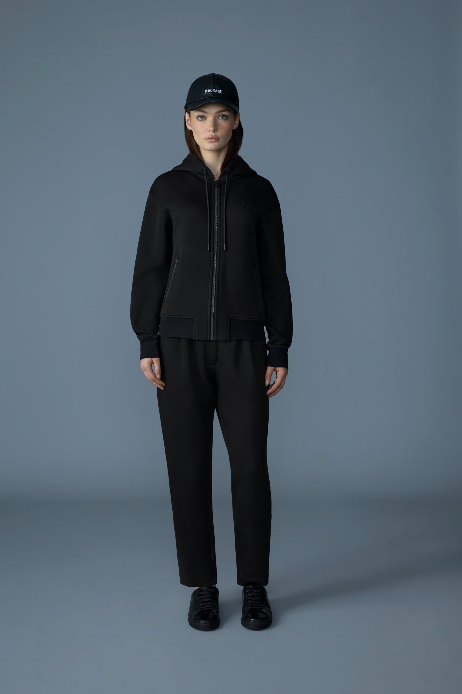 KRYSSA Double-Face Zip-Up Hoodie - 2