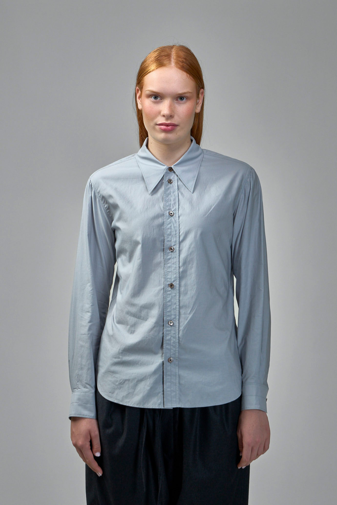 Pointed Collar Shirt - 2