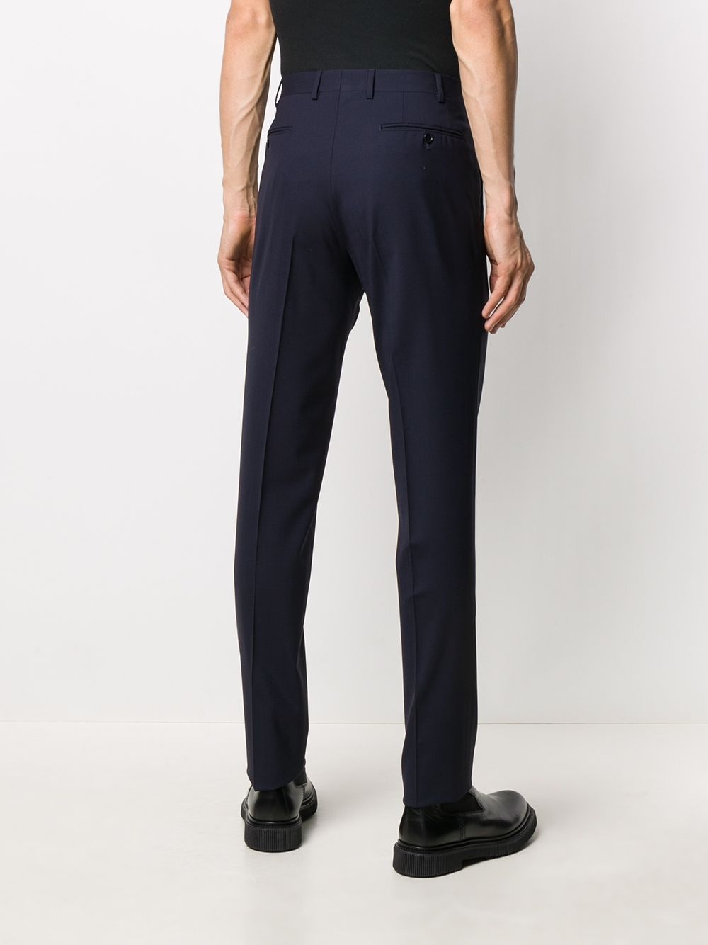 slim-fit tailored trousers - 4