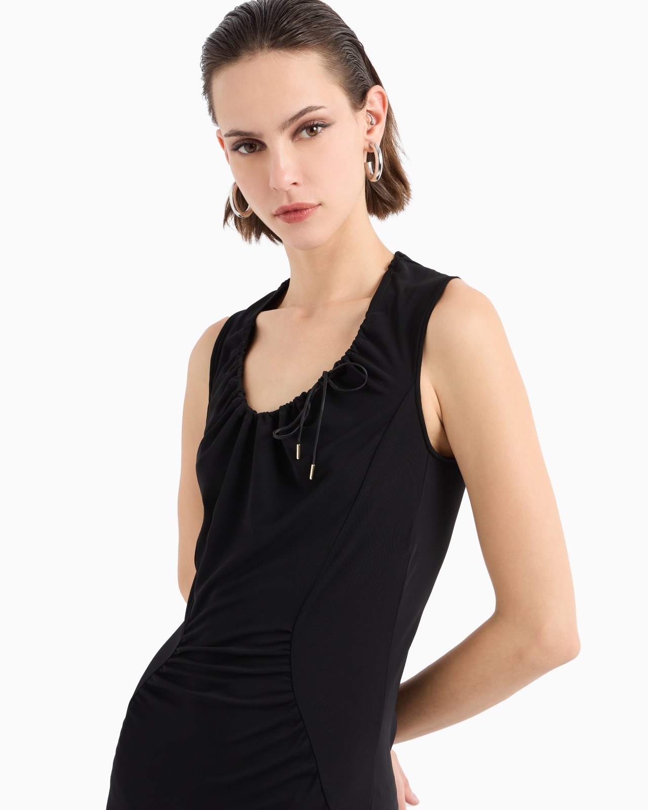ASV crêpe-feel viscose-jersey midi dress - 5