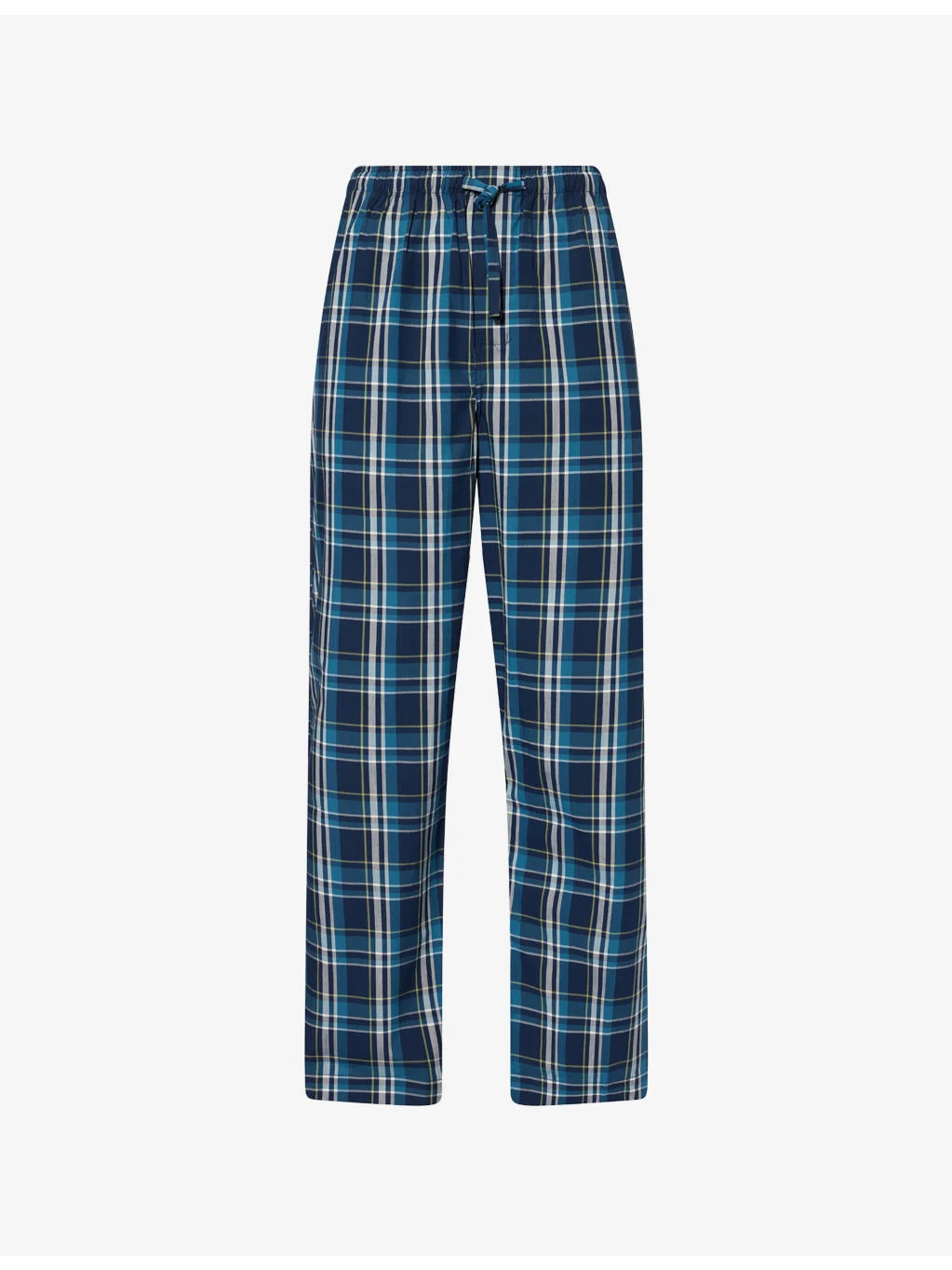 Barker Check Cotton Lounge Trousers - 1