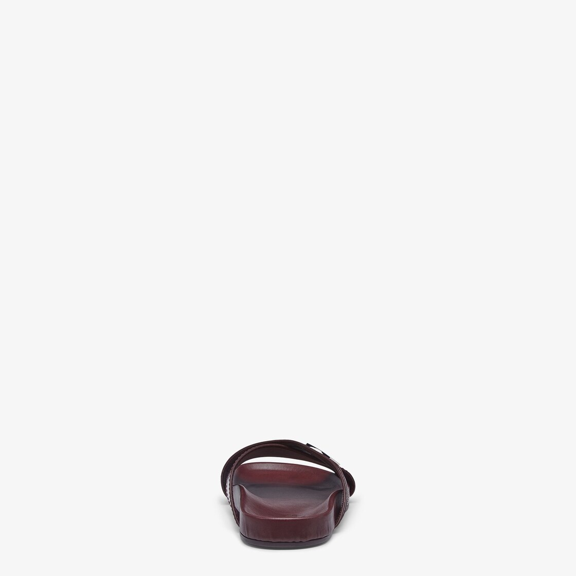 Burgundy leather fussbetts - 3