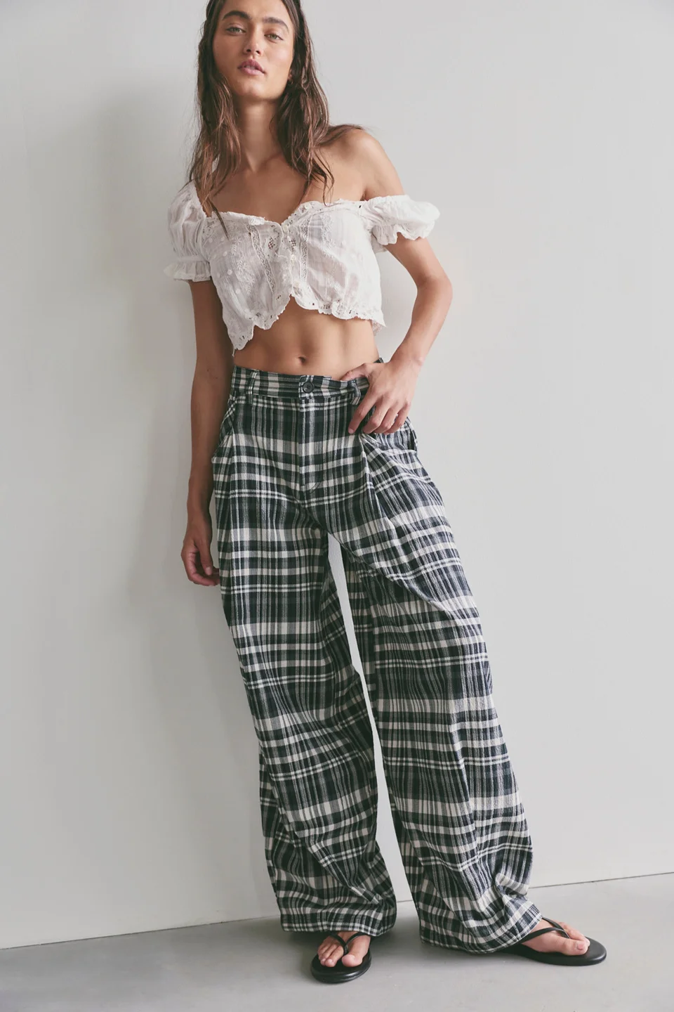 About It Baggy Puckered Pants - 1