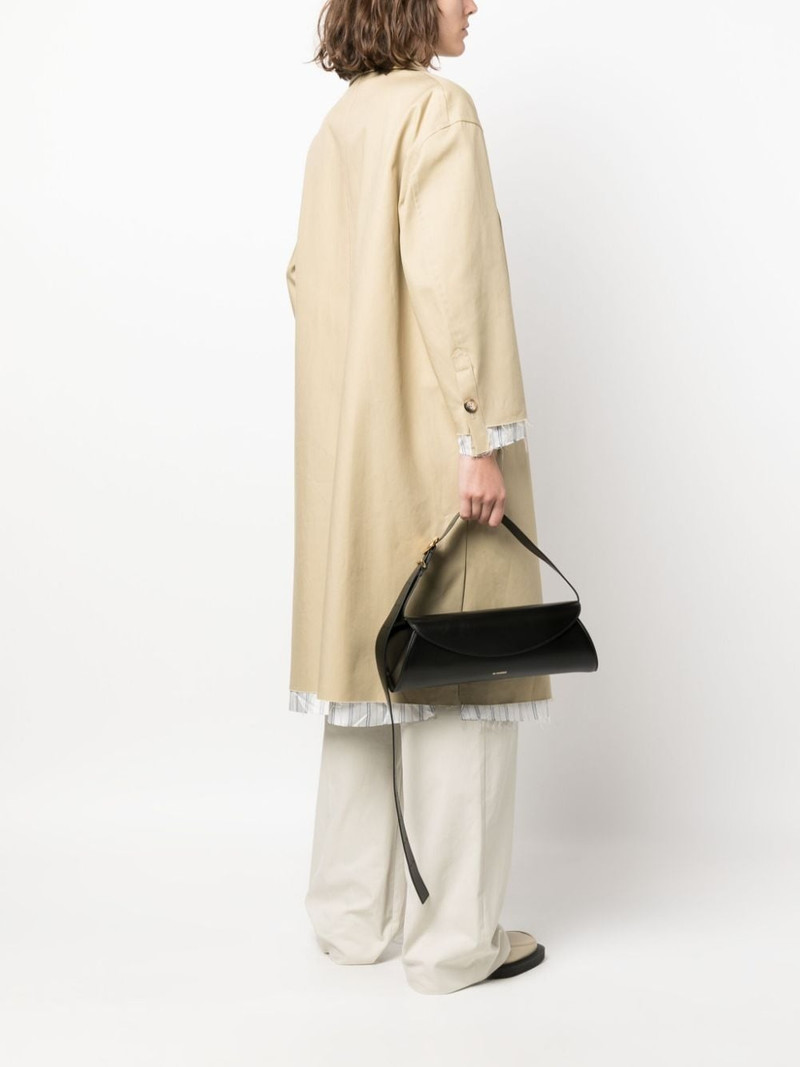 Jil Sander large Cannolo leather shoulder bag outlook