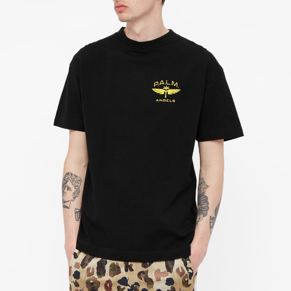 Palm Angels Military Wings Logo Tee - 4