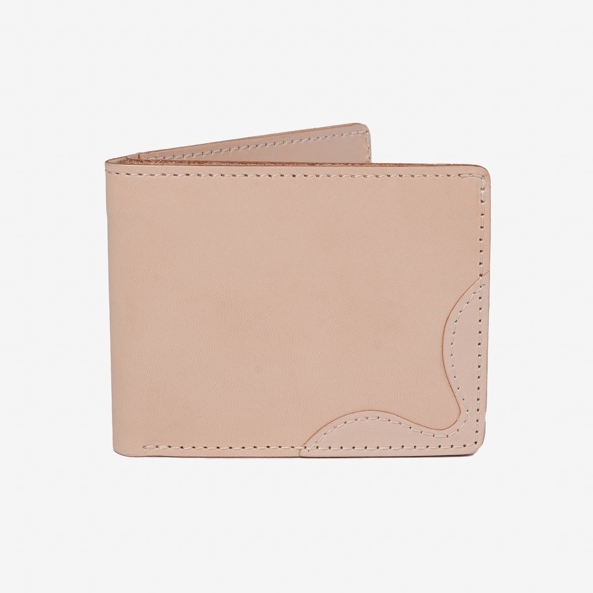 OGLH-KM-BFOLD-COIN-NAT OGL Kingsman Classic Bi-Fold Wallet with Coin Pocket and Arc Accent - Natural - 1