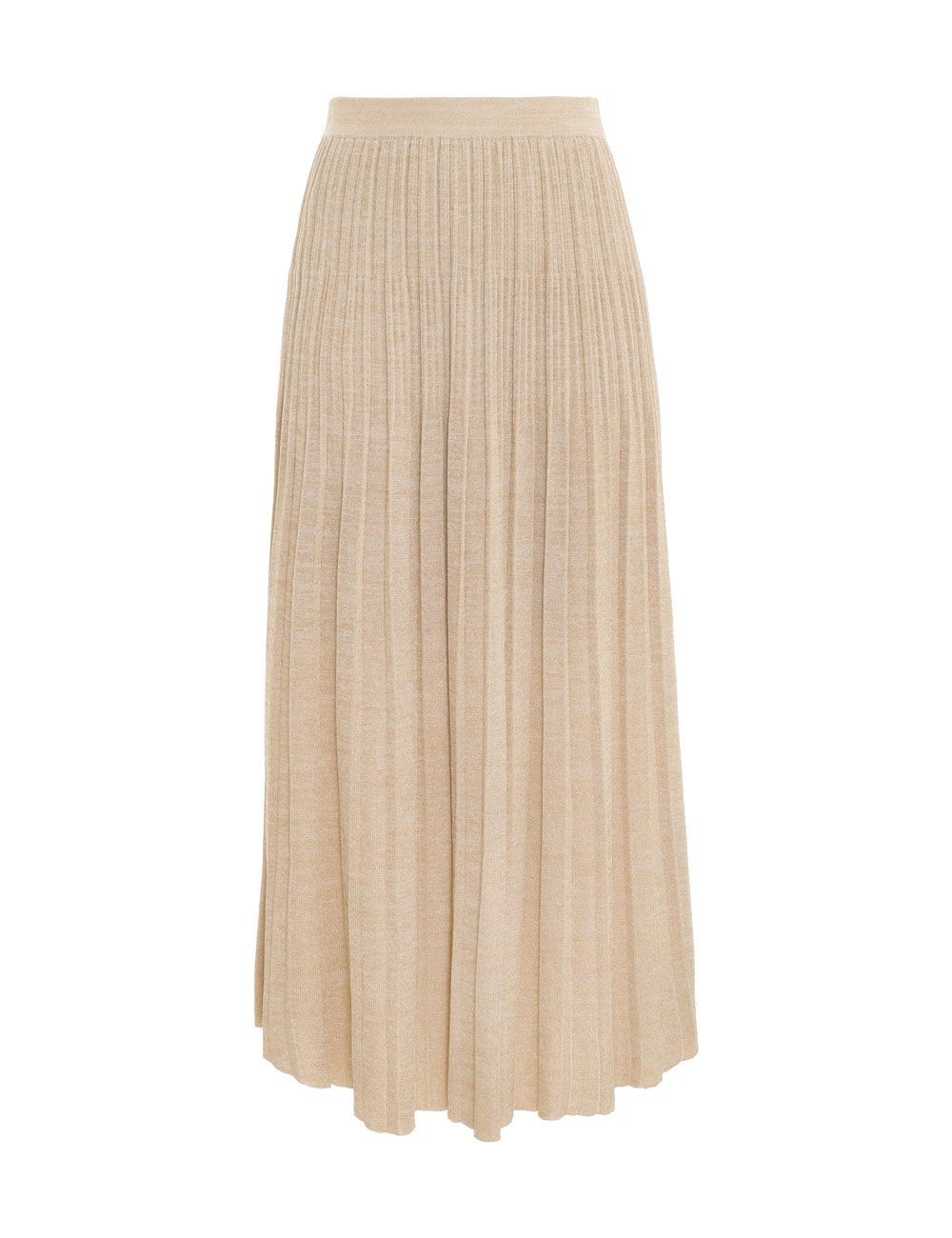 DEVI LUREX RIB MIDI SKIRT - 1