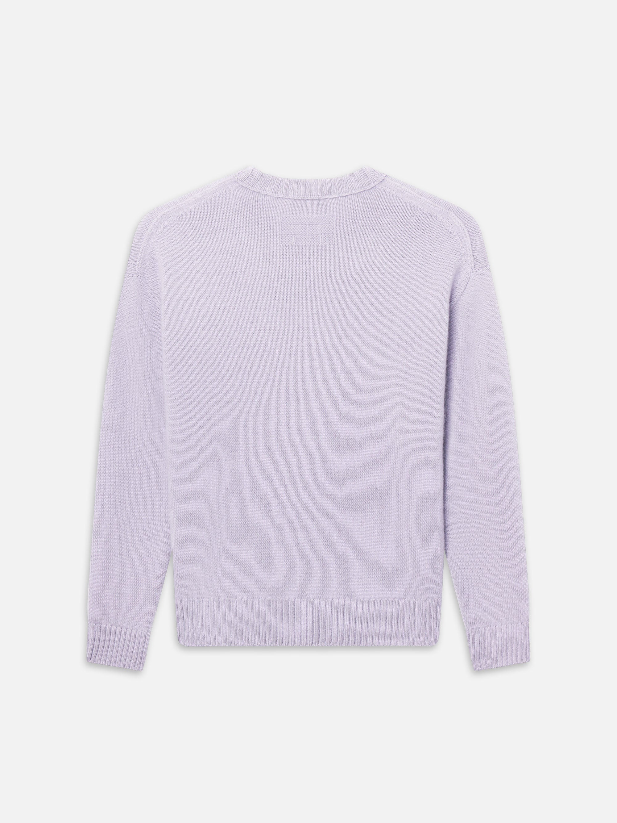 Cashmere Crewneck Sweater in Old Lavender - 3