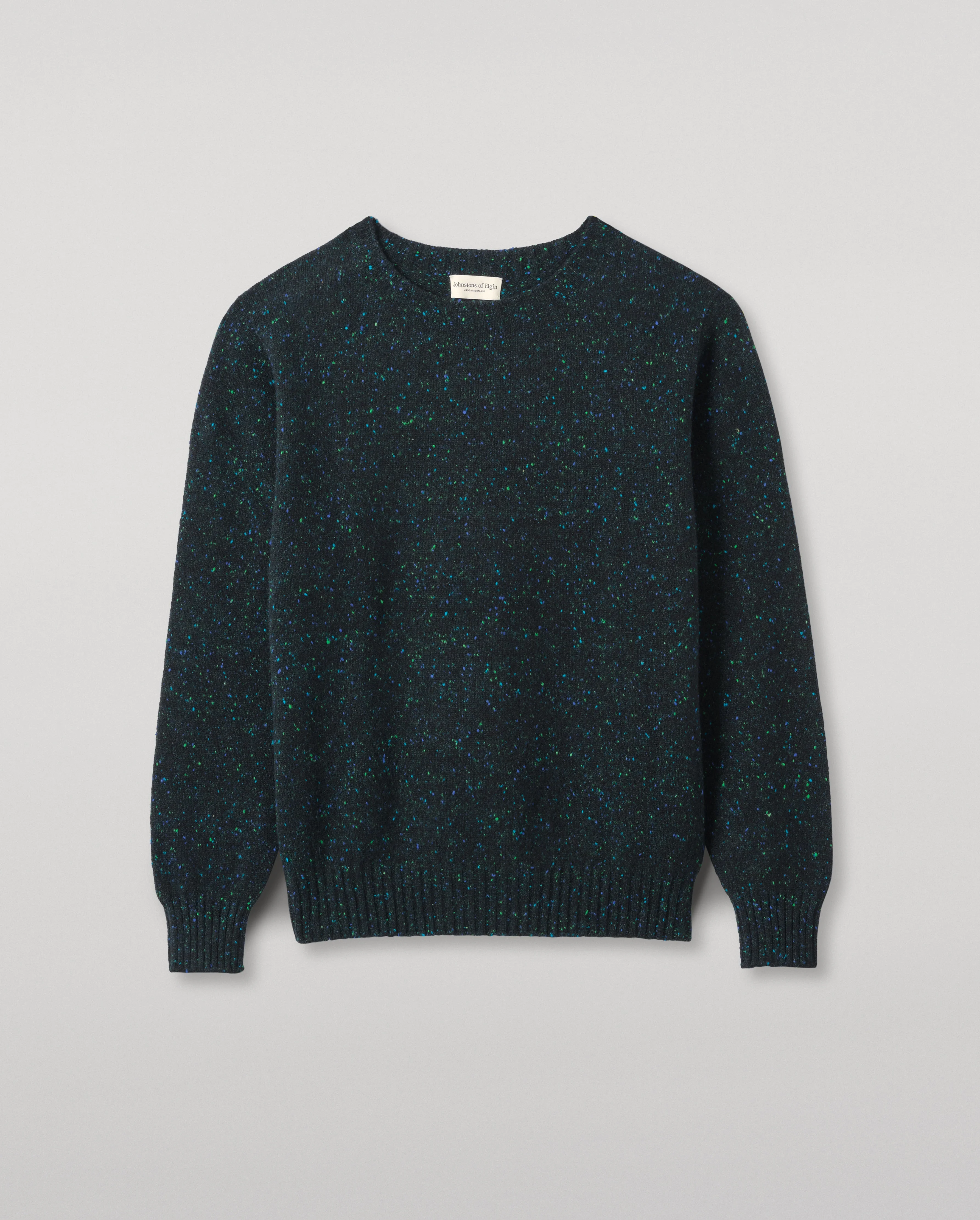 Tiree Green Donegal Cashmere Jumper - 1