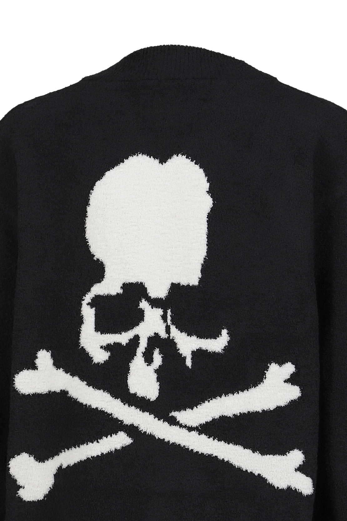 LOUNGE CARDIGAN / BLK X WHT - 5