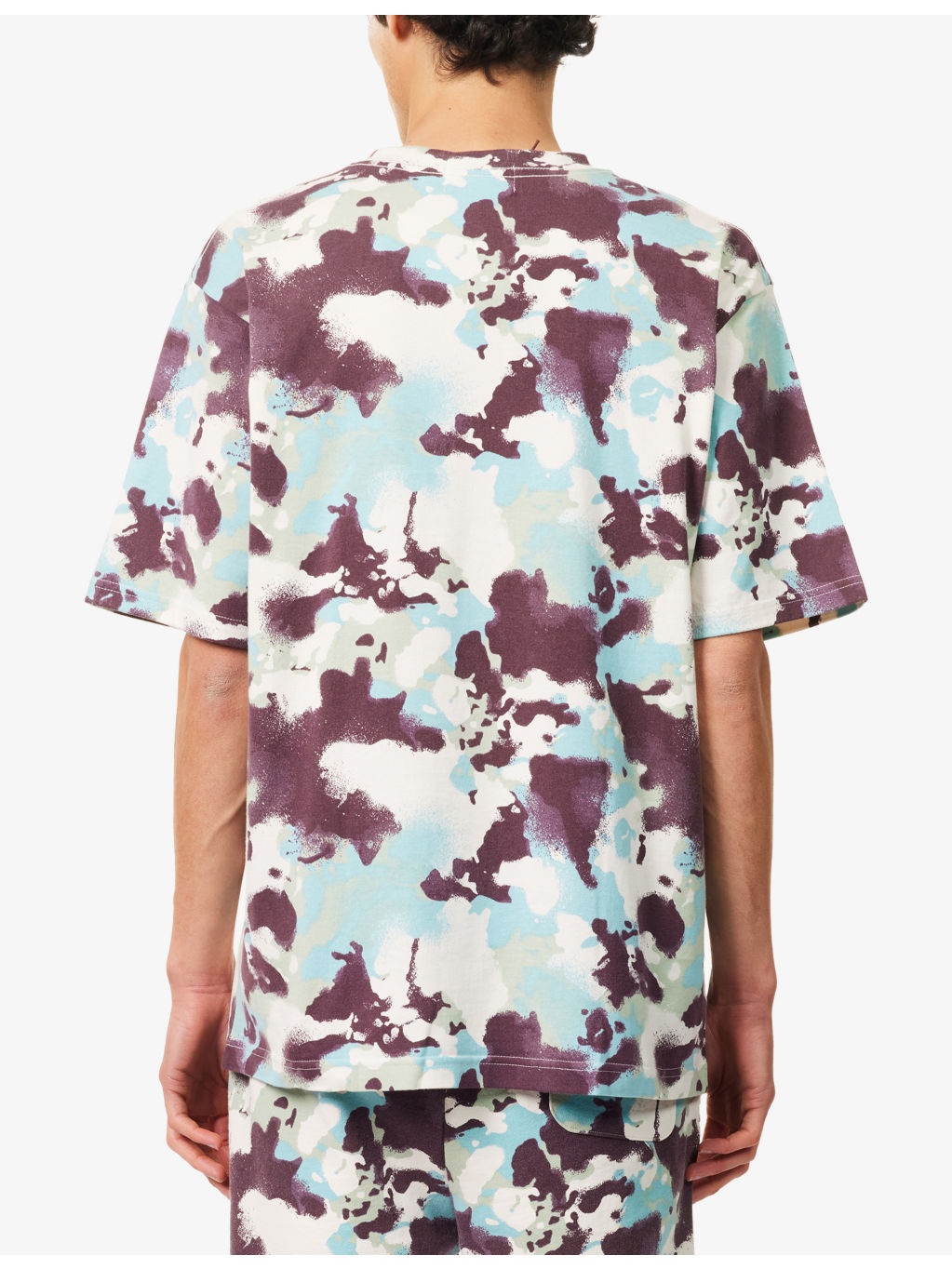Map Camo One Point Short-Sleeve Cotton-Jersey T-Shirt - 4