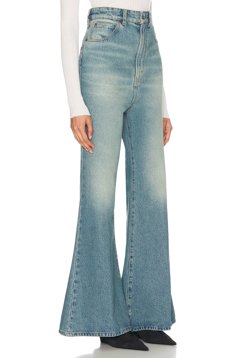 High Waisted Flare Leg - 2