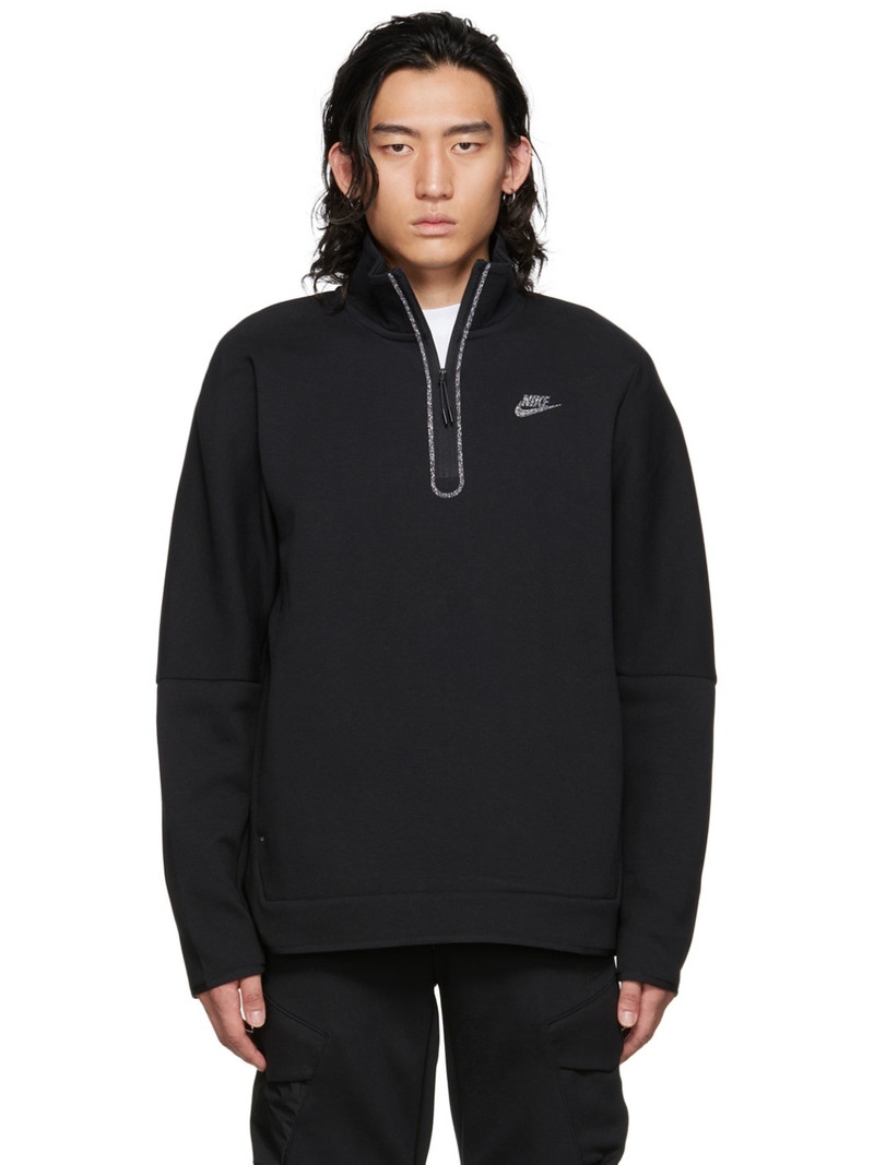 Black Sportswear Half-Zip Sweatshirt 1
