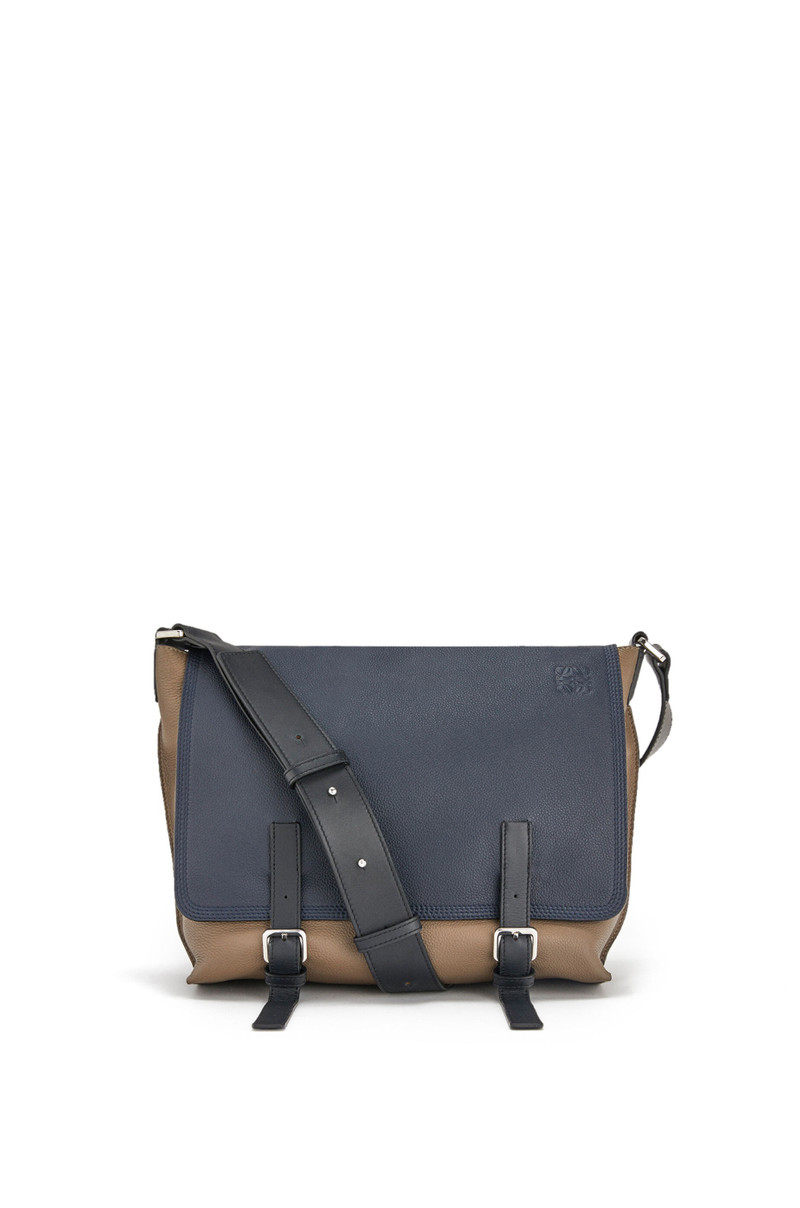 Small Military Messenger bag in calfskin 1