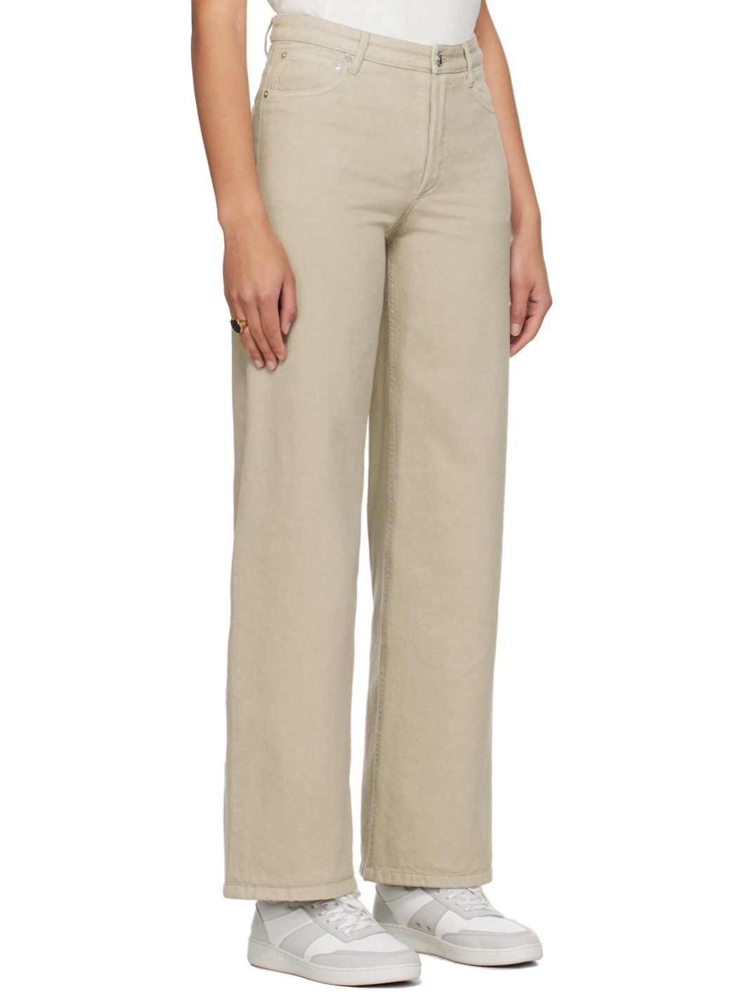 Taupe Elisabeth Jeans - 2