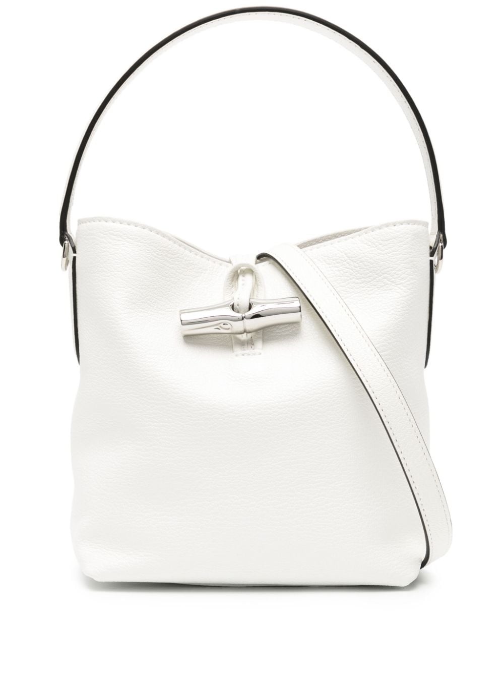 mini Roseau Essential leather bucket bag - 1