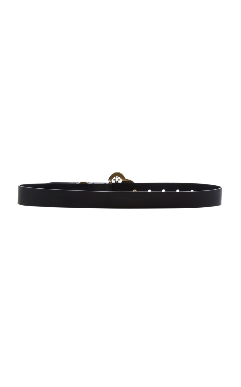 Louama Buckled Leather Belt black 4