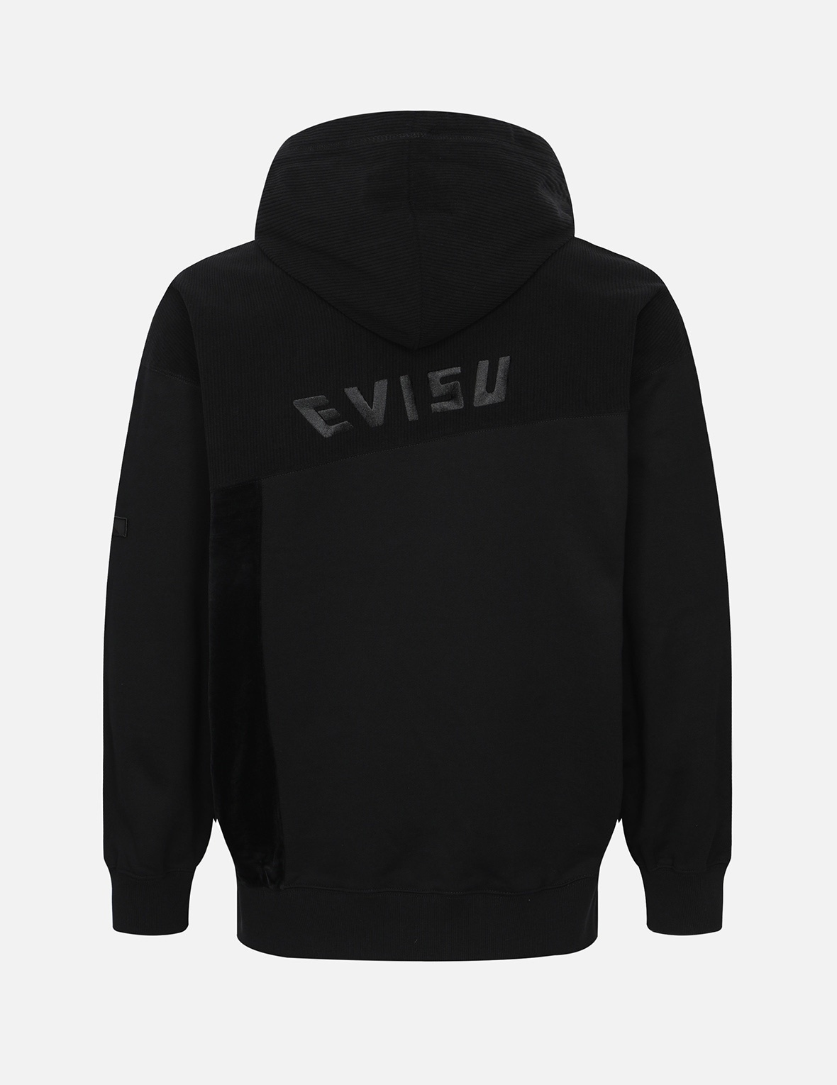 SEAGULL APPLIQUÉ PATCHWORK HOODED SWEATSHIRT - 2