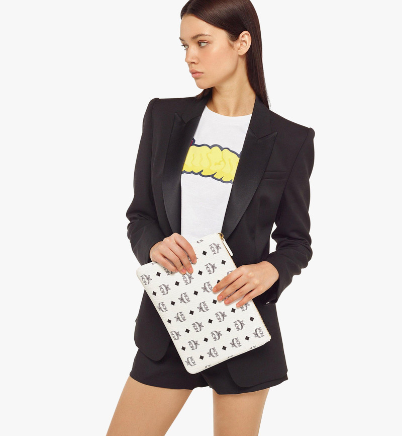 MCM Crossbody Pouch in Visetos Original outlook