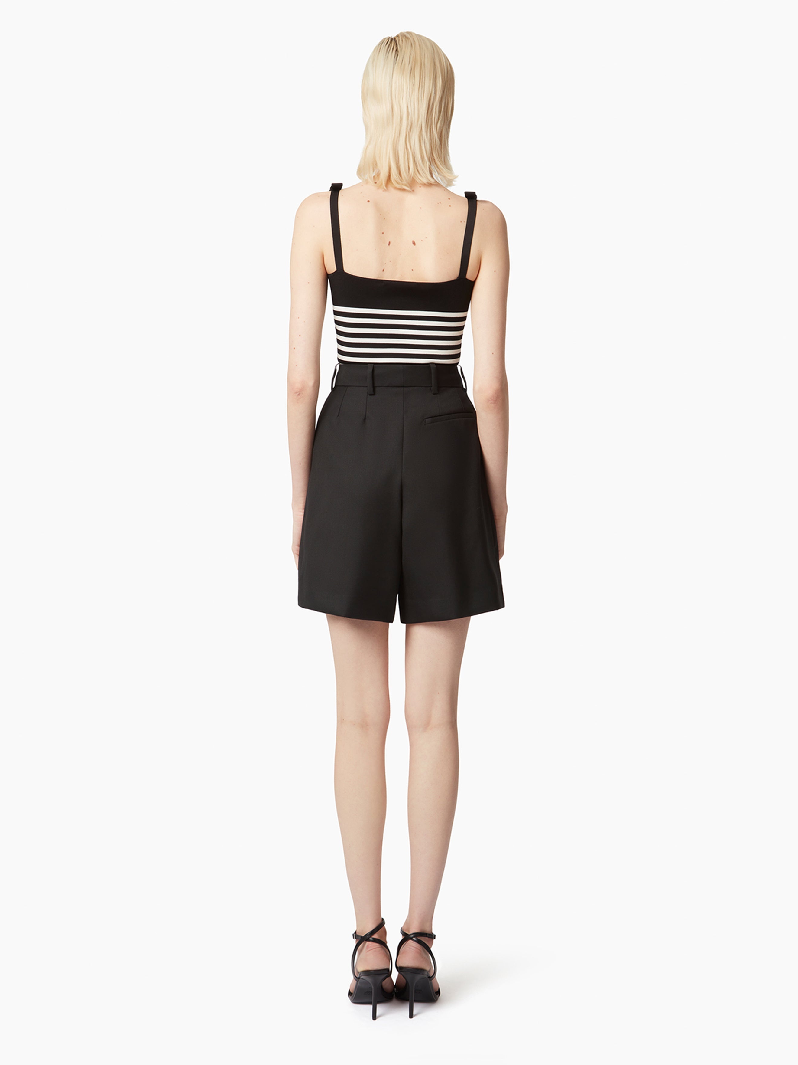 Striped Knit Tank Top - 4