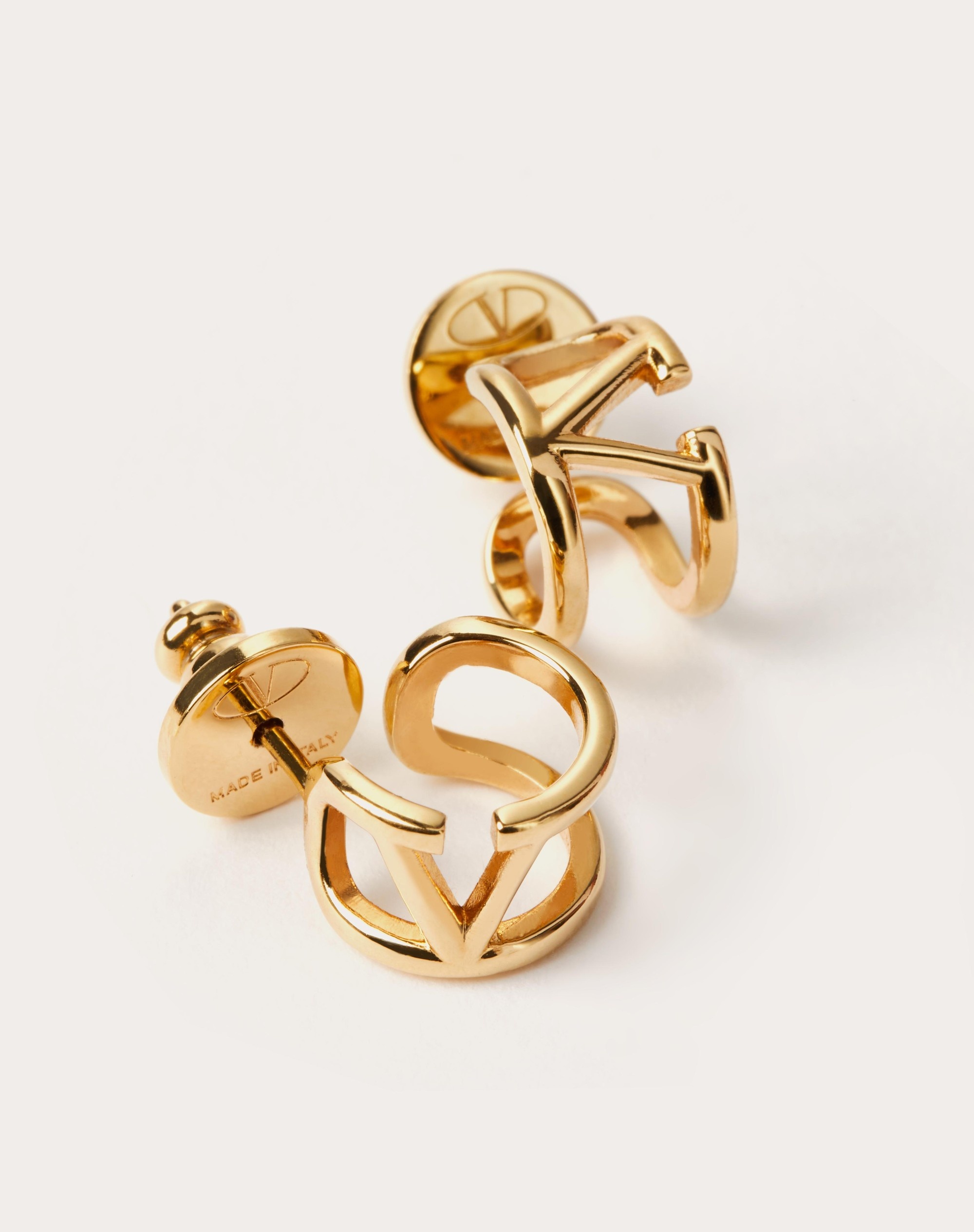 MINI VLOGO SIGNATURE METAL EARRINGS - 2