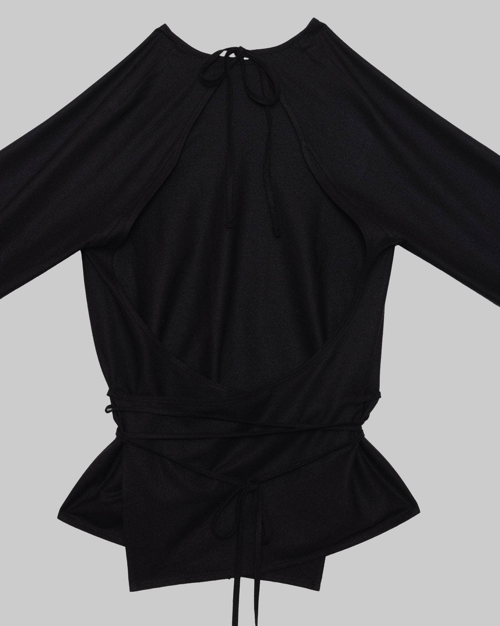 Long Sleeve Apron Top - Wild Silk - 10