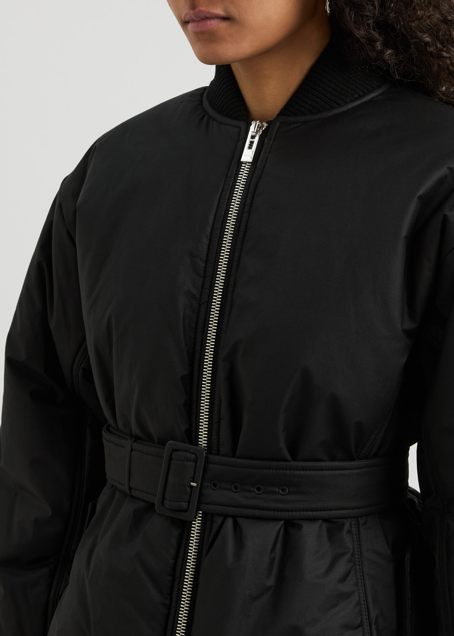 Alaïa Belted Cotton-blend Bomber Jacket - 5