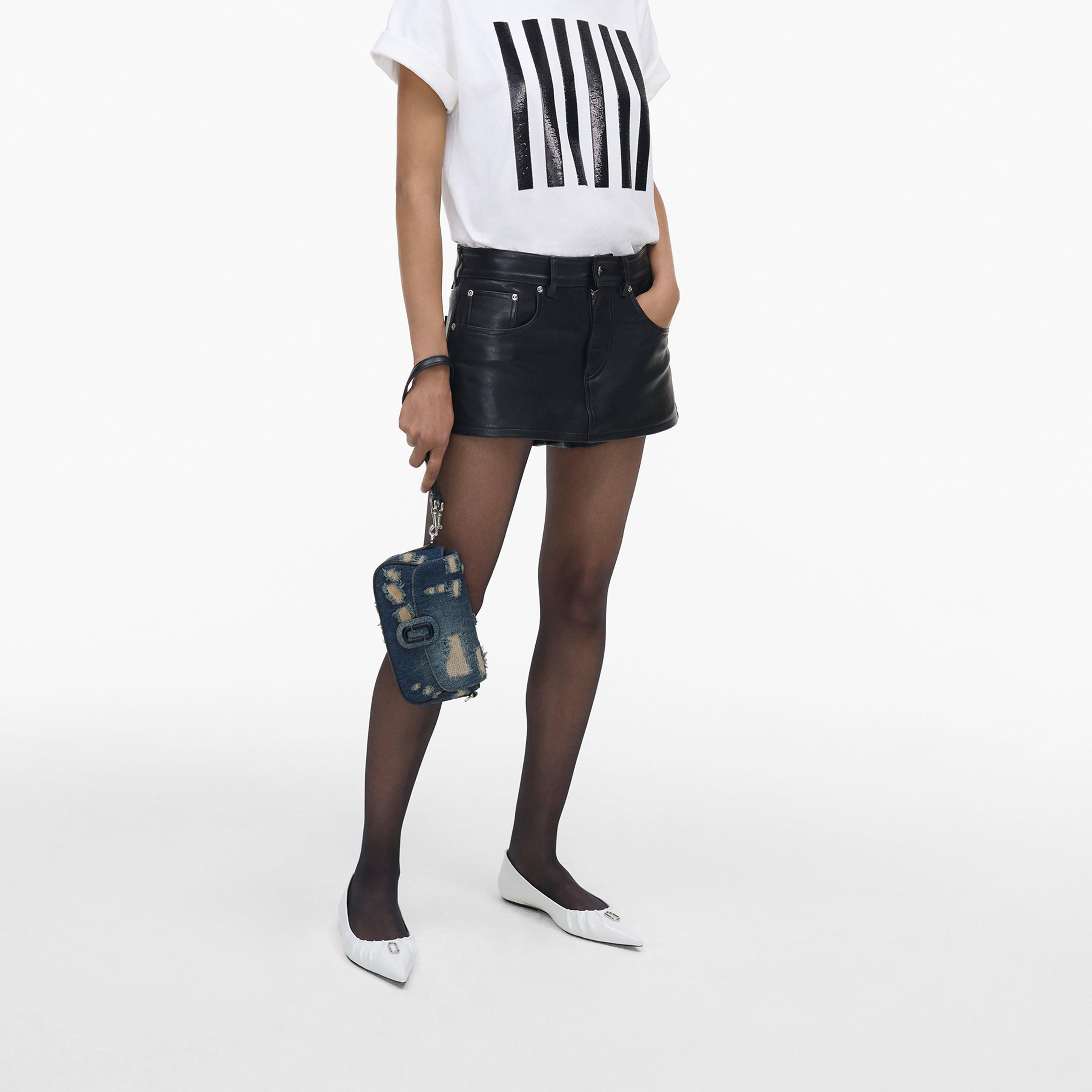 THE RIP AND REPAIR DENIM CLOVER SHOULDER BAG - 8