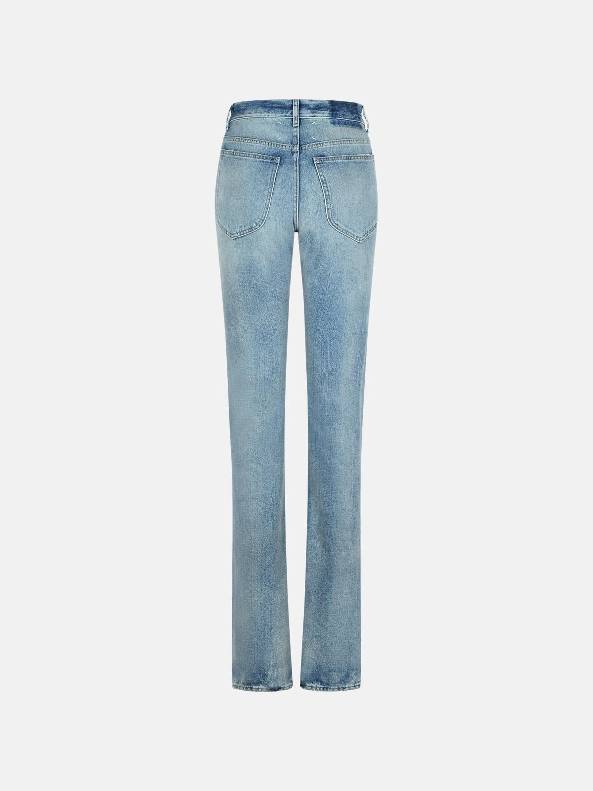 'STRAIGHT' LIGHT BLUE DENIM JEANS - 3