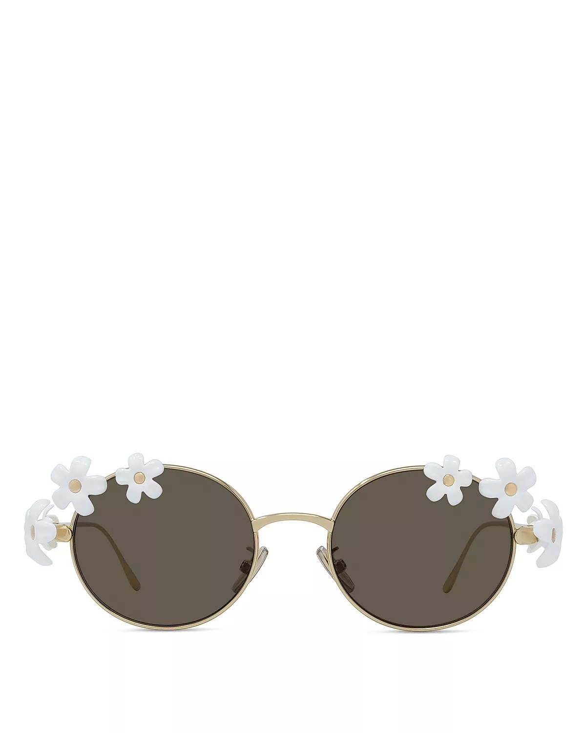 Signature Flower Framed Yellow Oval Sunglasses, 51mm - 6