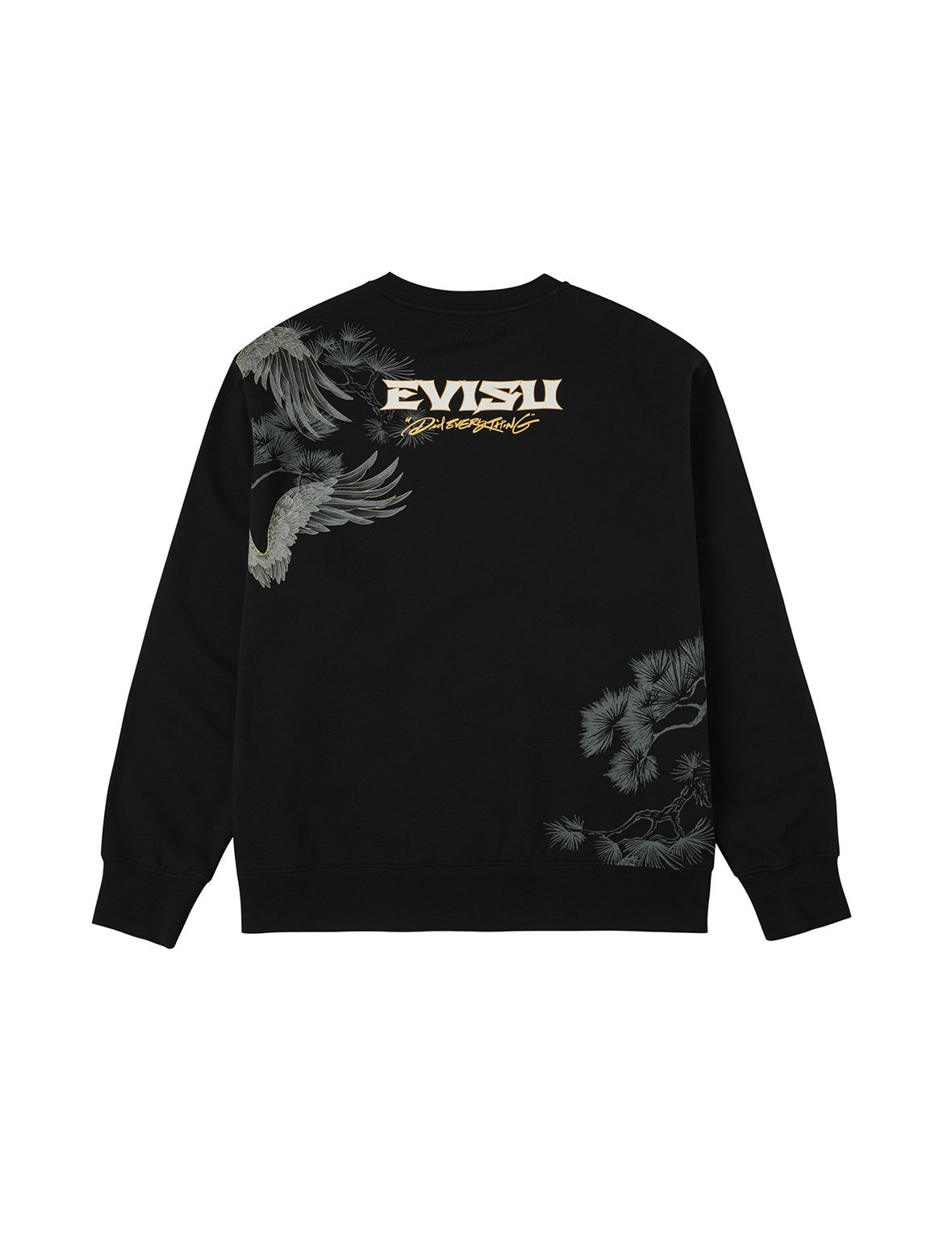 Grateful Crane Foil Print Relax Fit Sweatshirt - 2