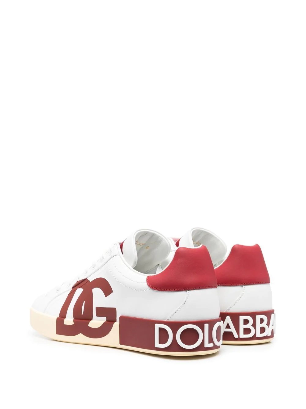 logo-print lace-up trainers - 3