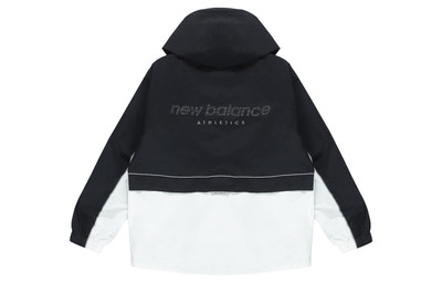 New Balance New Balance Windproof Jacket 'Black White' 5AC39333-BK outlook