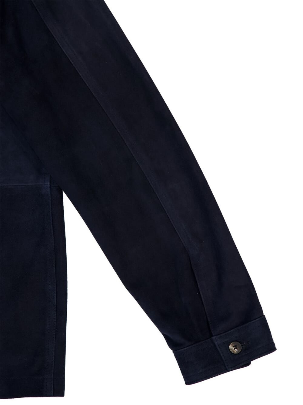 Ravi flap-pocket suede overshirt - 3
