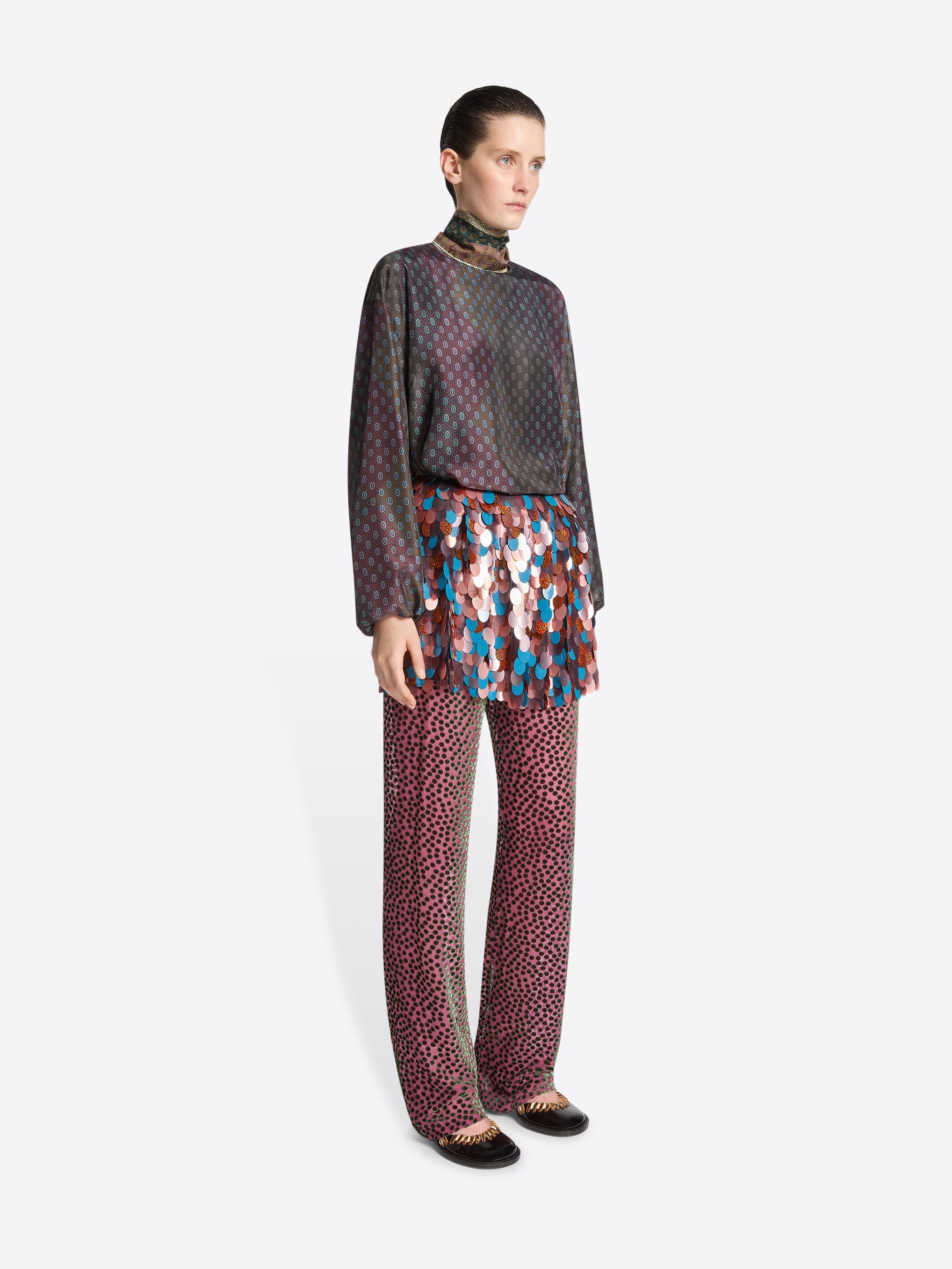 EMBELLISHED WRAP SKIRT - 3